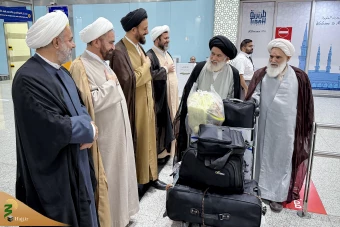 ورود نمایندگان دفاتر آیات و مراجع عظام تقلید به مدینه 7