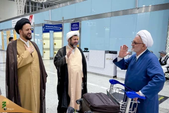 ورود نمایندگان دفاتر آیات و مراجع عظام تقلید به مدینه 8