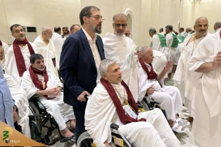 Caravan of veterans put on Ihram and set off for Baitullah Al-Haram 3