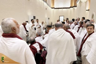 Caravan of veterans put on Ihram and set off for Baitullah Al-Haram 4