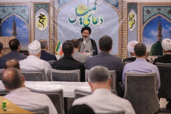  مراسم دعای کمیل زائران ایرانی در مدینه منوره  2