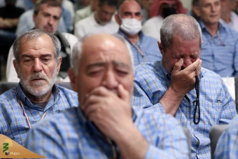  مراسم دعای کمیل زائران ایرانی در مدینه منوره  4