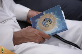  مراسم دعای کمیل زائران ایرانی در مدینه منوره  24