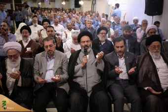  مراسم دعای کمیل زائران ایرانی در مدینه منوره  20