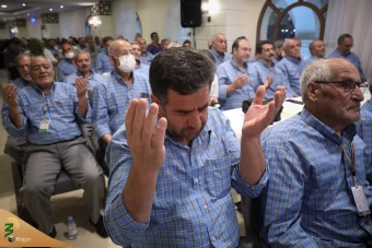  مراسم دعای کمیل زائران ایرانی در مدینه منوره  12