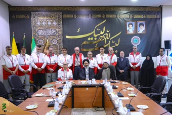 دیدار مسئولان هیات پزشکی حج با سرپرست حجاج ایرانی 3