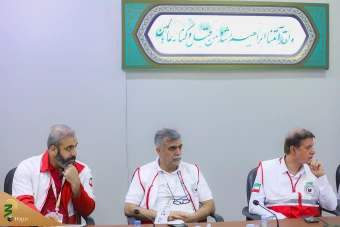 دیدار مسئولان هیات پزشکی حج با سرپرست حجاج ایرانی 6