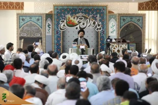 حجة الإسلام نواب في مؤتمر مساعدي الحجاج: مساعدي الحجاج هم أتباع سنة المعصومين (ع). 2