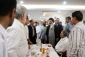 Head of the Iranian pilgrims listens to pilgrims' concerns at Kudi Tower 2 Hotel 6