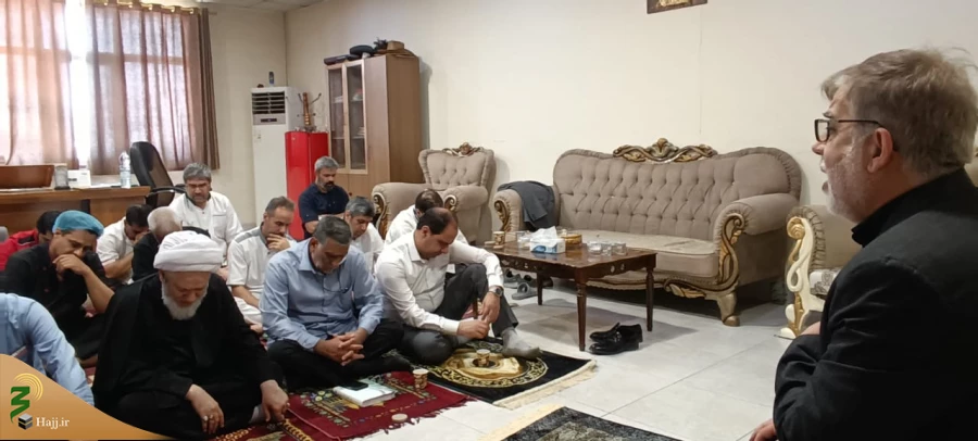بازدید مسئول دفتر نمایندگی بعثه مقام معظم رهبری در نجف از اشپزخانه الغدیر  3