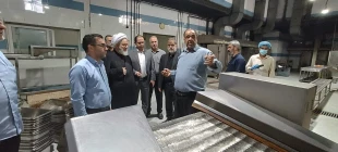 بازدید مسئول دفتر نمایندگی بعثه مقام معظم رهبری در نجف از اشپزخانه الغدیر  7