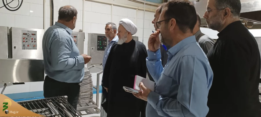 بازدید مسئول دفتر نمایندگی بعثه مقام معظم رهبری در نجف از اشپزخانه الغدیر  9