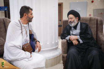 دیدار صمیمی سرپرست حجاج ایرانی با زائران کشورمان در مکه مکرمه _1 13