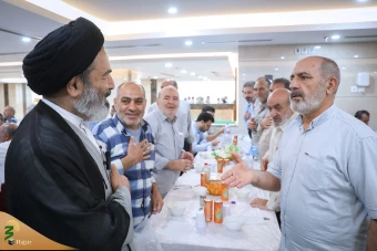 دیدار صمیمی سرپرست حجاج ایرانی با زائران کشورمان در مکه مکرمه _1 15