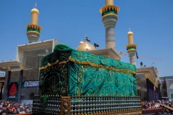 تشییع نمادین پیکر امام جواد علیه‌السلام در کاظمین 5
