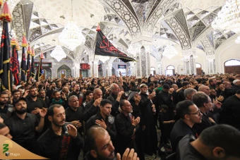 تشییع نمادین پیکر امام جواد علیه‌السلام در کاظمین 7