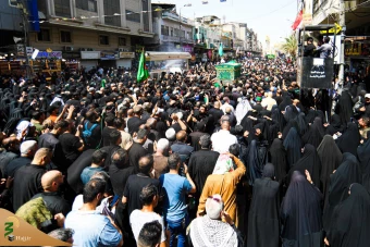 تشییع نمادین پیکر امام جواد علیه‌السلام در کاظمین 18