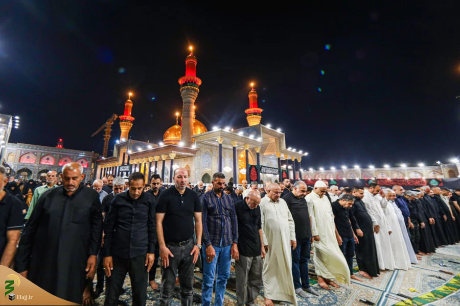 تشییع نمادین پیکر امام جواد علیه‌السلام در کاظمین 20