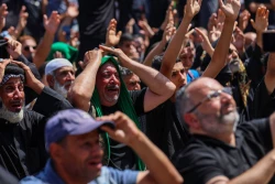 تشییع نمادین پیکر امام جواد علیه‌السلام در کاظمین 10