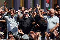 تشییع نمادین پیکر امام جواد علیه‌السلام در کاظمین 23