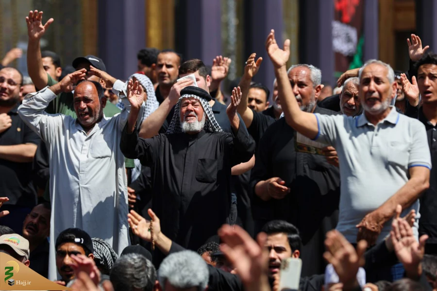 تشییع نمادین پیکر امام جواد علیه‌السلام در کاظمین 23