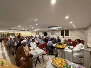 برگزاری جشن آسمانی ترین ازدواج در بعثه رهبری در مدینه 4