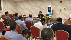 برگزاری جشن آسمانی ترین ازدواج در بعثه رهبری در مدینه 6