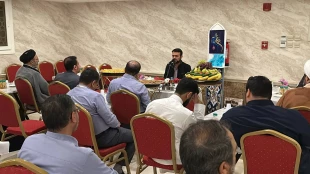 برگزاری جشن آسمانی ترین ازدواج در بعثه رهبری در مدینه 6