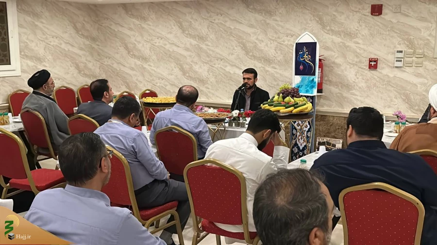 برگزاری جشن آسمانی ترین ازدواج در بعثه رهبری در مدینه 6