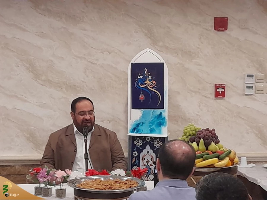 برگزاری جشن آسمانی ترین ازدواج در بعثه رهبری در مدینه 7