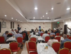 برگزاری جشن آسمانی ترین ازدواج در بعثه رهبری در مدینه 9