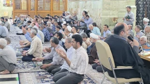 «أین بقیه الله .....» نجوای ندبه گذاران کربلا+ فیلم 2