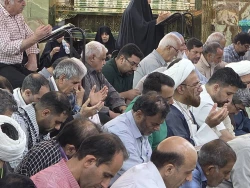 «أین بقیه الله .....» نجوای ندبه گذاران کربلا+ فیلم 2