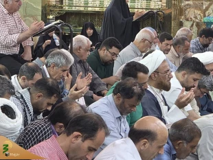 «أین بقیه الله .....» نجوای ندبه گذاران کربلا+ فیلم 2