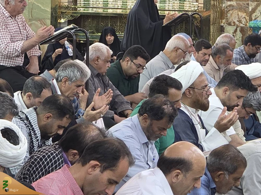 «أین بقیه الله .....» نجوای ندبه گذاران کربلا+ فیلم 2