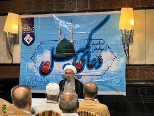 فریاد بغض‌های فروخورده زائران در محفل دعای کمیل مدینه النبی(ع) 4