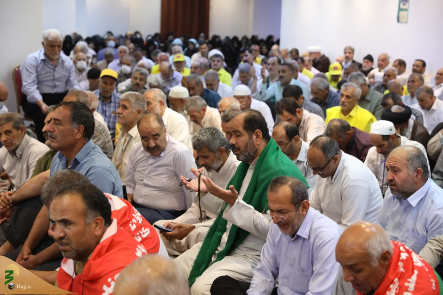 دعای کمیل پرشور زائران ایرانی بیت الله الحرام در مکه با حضور سرپرست حجاج ایرانی 9