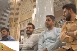 منافسه گروه هم‌خوانی نور در مسجدالنبی(ص) + فیلم