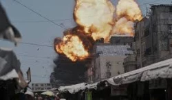 حمله موشکی اشغالگران به مسجدی در دیرالبلح و ویرانی مرکز دیالیز در غزه 2