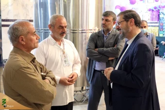 دیدار صمیمی سرپرست حجاج ایرانی با زائران کشورمان در مکه مکرمه _2 12