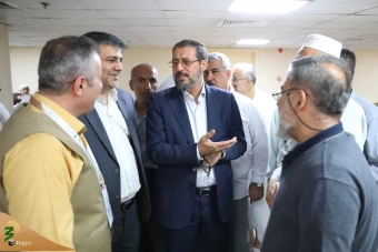دیدار صمیمی سرپرست حجاج ایرانی با زائران کشورمان در مکه مکرمه _2 6