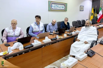بازدید سرپرست حجاج ایرانی از اتاق کنترل نقل ترددی زائران ایرانی به مشاعر مقدسه 3
