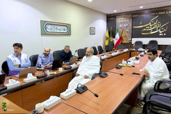 بازدید سرپرست حجاج ایرانی از اتاق کنترل نقل ترددی زائران ایرانی به مشاعر مقدسه 9