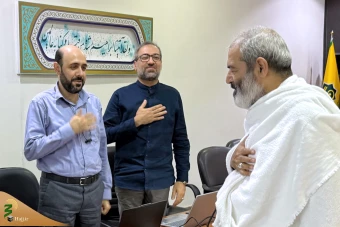 بازدید سرپرست حجاج ایرانی از اتاق کنترل نقل ترددی زائران ایرانی به مشاعر مقدسه 10