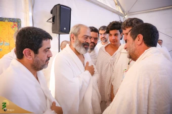 بازدید میدانی سرپرست حجاج ایرانی از بیمارستان صحرایی و کاروان جانبازان در عرفات 24