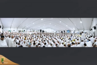 دعای عرفه زائران ایرانی ؛ قله عرفان اسلامی در صحرای عرفات 72