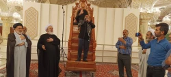 برگزاری دعای روحبخش عرفه در صحن حضرت زهرا (س) نجف اشرف 2