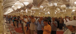 برگزاری دعای روحبخش عرفه در صحن حضرت زهرا (س) نجف اشرف 2