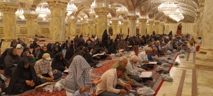 برگزاری دعای روحبخش عرفه در صحن حضرت زهرا (س) نجف اشرف 2
