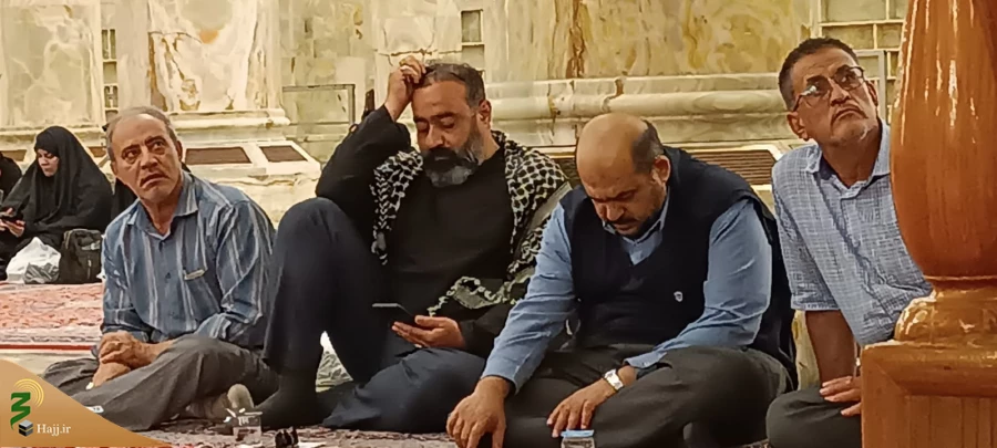 برگزاری دعای روحبخش عرفه در صحن حضرت زهرا (س) نجف اشرف 2